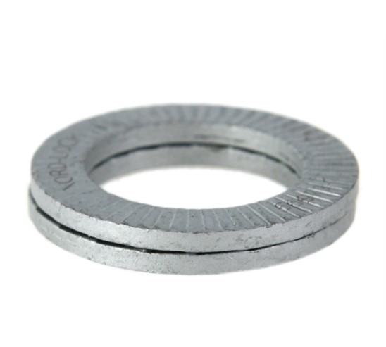 7/16" "NORD-LOCK" HEICO WEDGE LOCK WASHER ZINC COATED STEEL